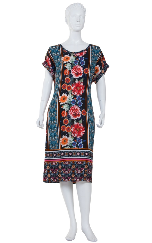 viscose Spring-Summer Dress Magnolica