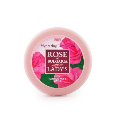Hydrating face cream with rose water Rose of Bg 100 ml. Magnolica