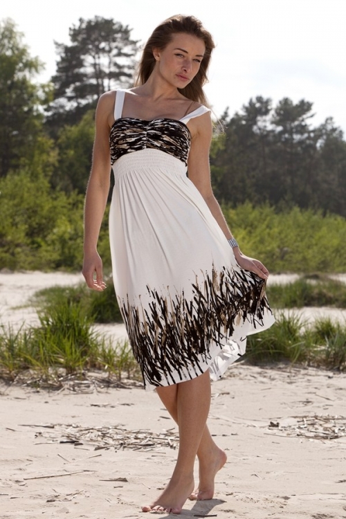 SPRING-SUMMER WHITE DRESS Magnolica