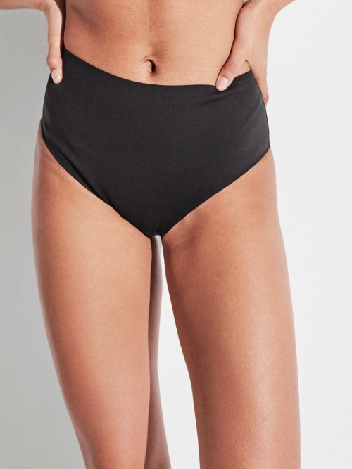 HIGH-WAISTED SLIPS-briefs IN black COLOR Magnolica