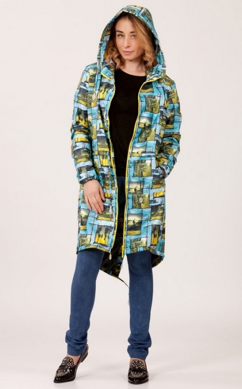 windbreaker jacket WITH A ZIPPER Magnolica