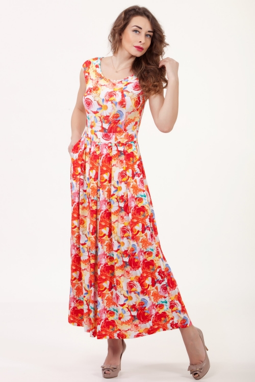SPRING-SUMMER LETTUCE DRESS Magnolica