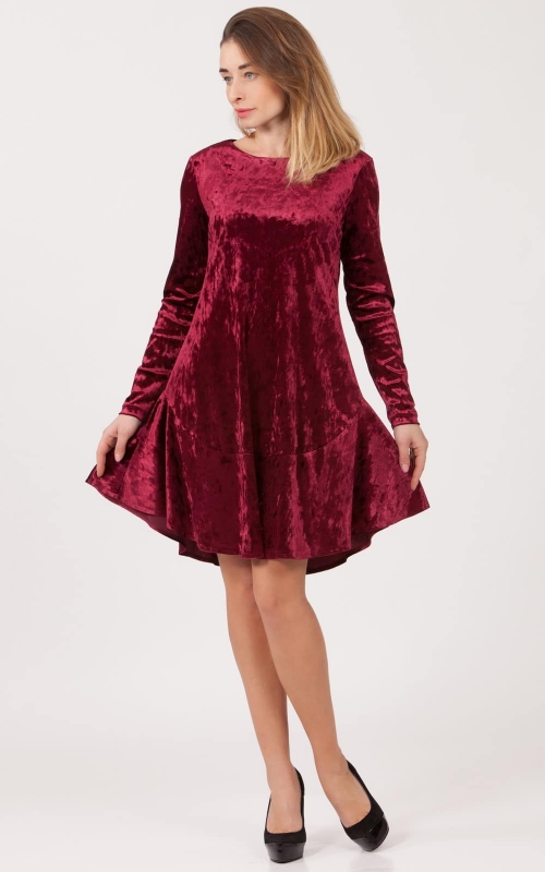 Burgundy Evening Dress Magnolica