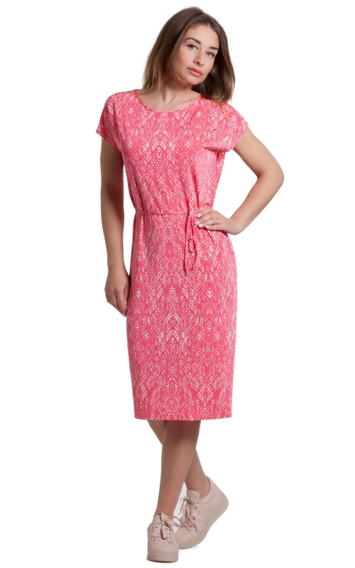 Summer Casual Pink Dress Magnolica