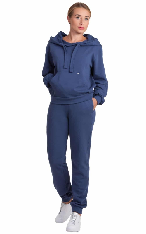 WALKING  COTTON TRACKSUIT IN BLUE COLOUR Magnolica