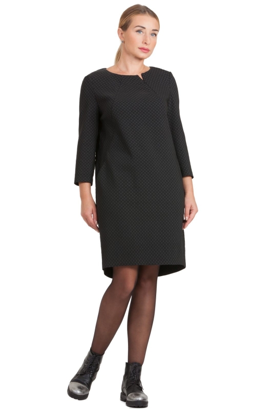 BUSINESS ELEGANT DRESS grey COLOR Magnolica