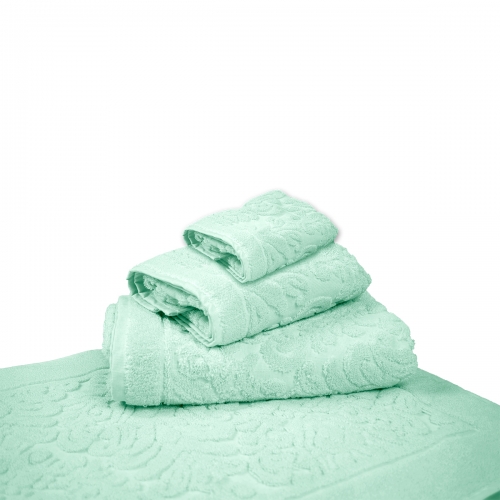 полотенце из хлопковой ткани 30х50см,бирюзовый цвет Magnolica