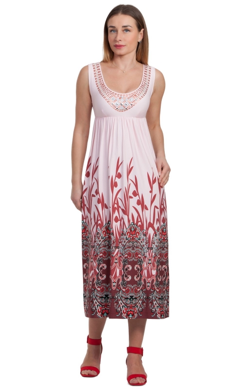 CASUAL SPRING-SUMMER PINK DRESS  Magnolica