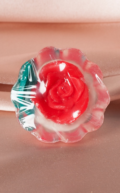  GLYCERINE SOAP ROSE FANTASY - RED,SMALL BASKET 20 G Magnolica