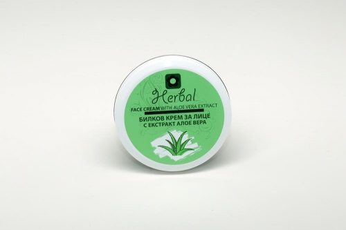 Herbal face cream with aloe vera extract 75 ml. Magnolica